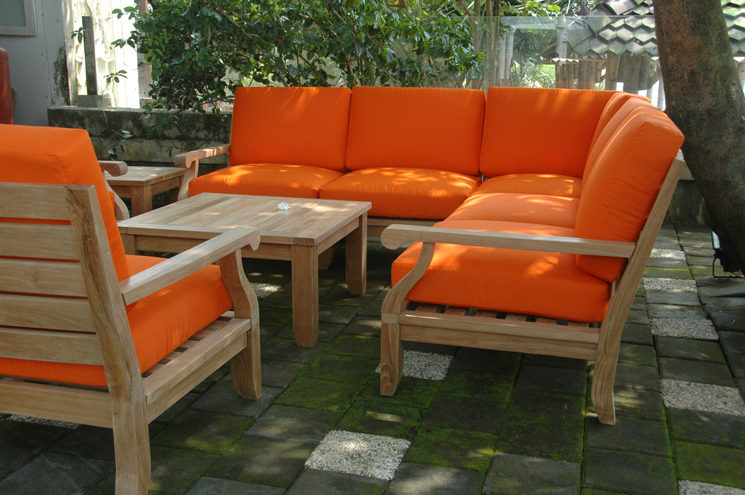 Teak Outdoor Corner Lounge Set (Img 3)