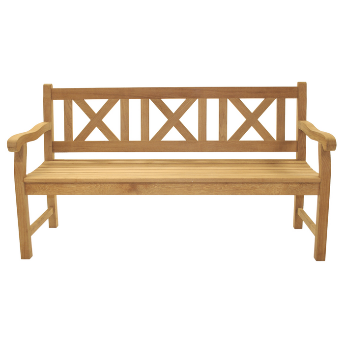 Wooden Teak Bench (3-Seater) - Skipper