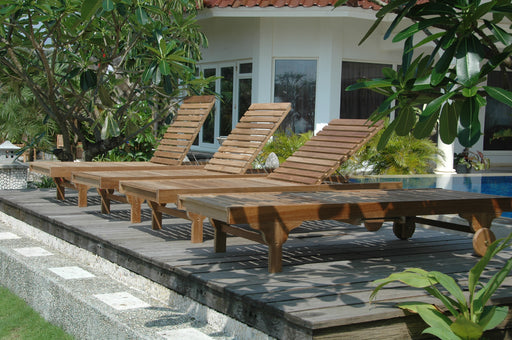 Teak Beach Chairs Set (Img 2)