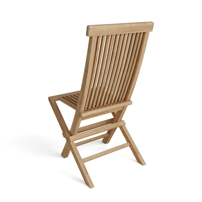 Teak Folding Chairs (Set of 2) - Classic