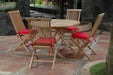 Round Teak Dining Set (Img 5)