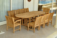 Teak Oval Dining Table and Chairs (Img 3)