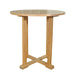 1112 - Round Teak Bar Table (Img 4)