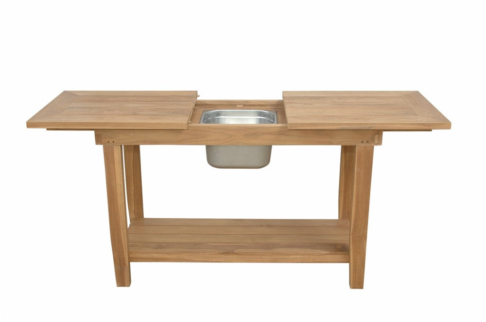 Teak Wood Console Table (Img 1)