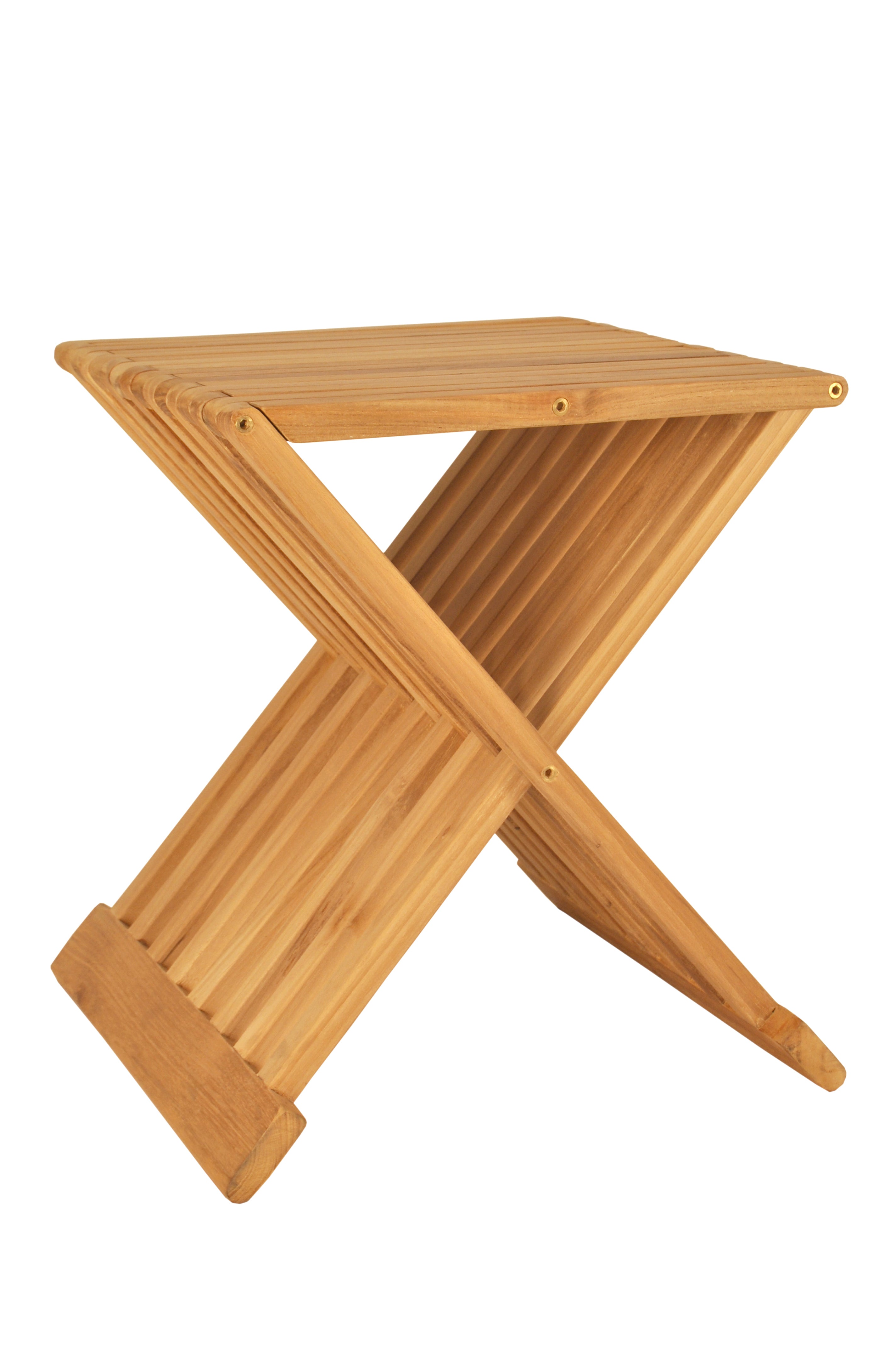 Teak Patio Side Table (Img 2)