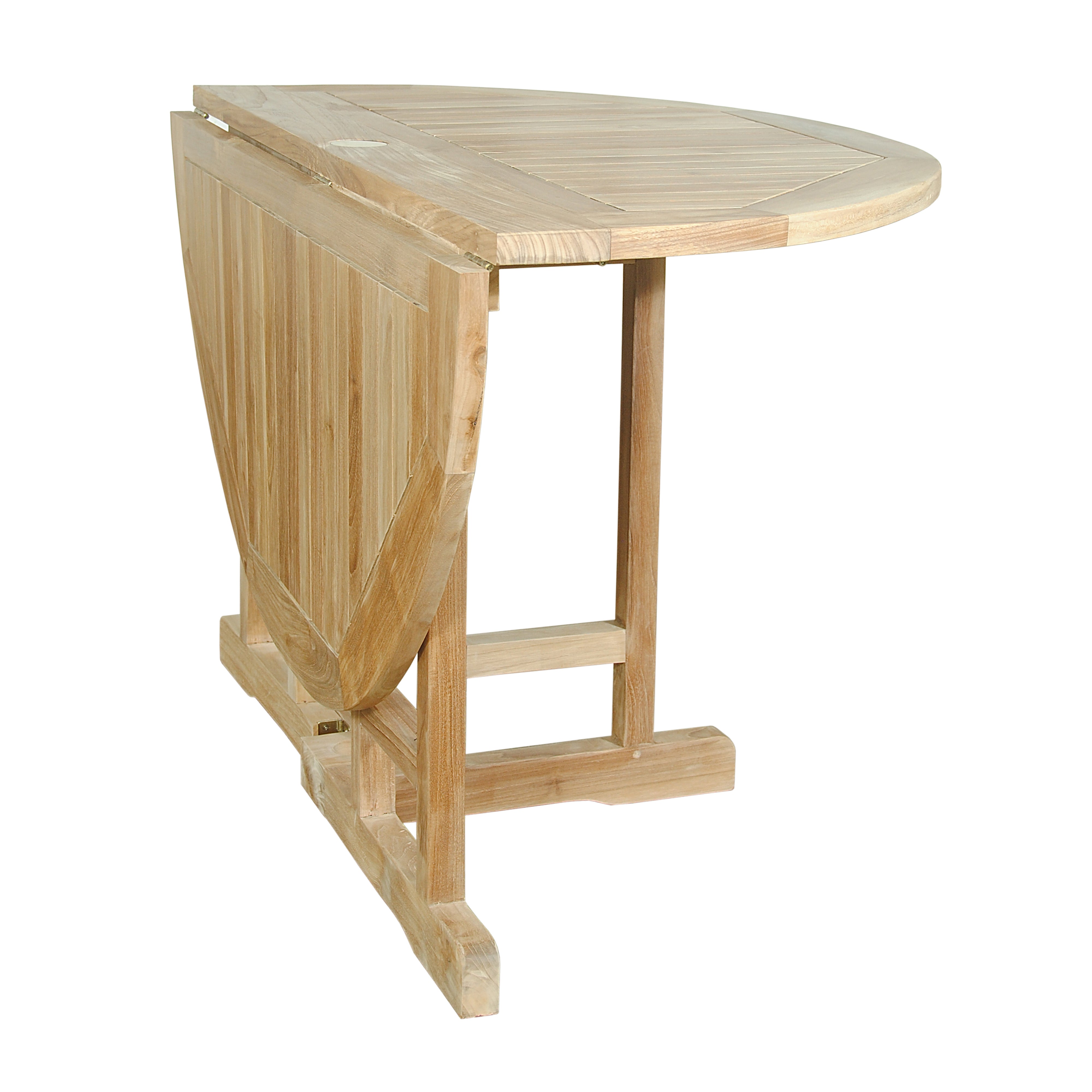 Outdoor Teak Round Dining Table (Img 2)