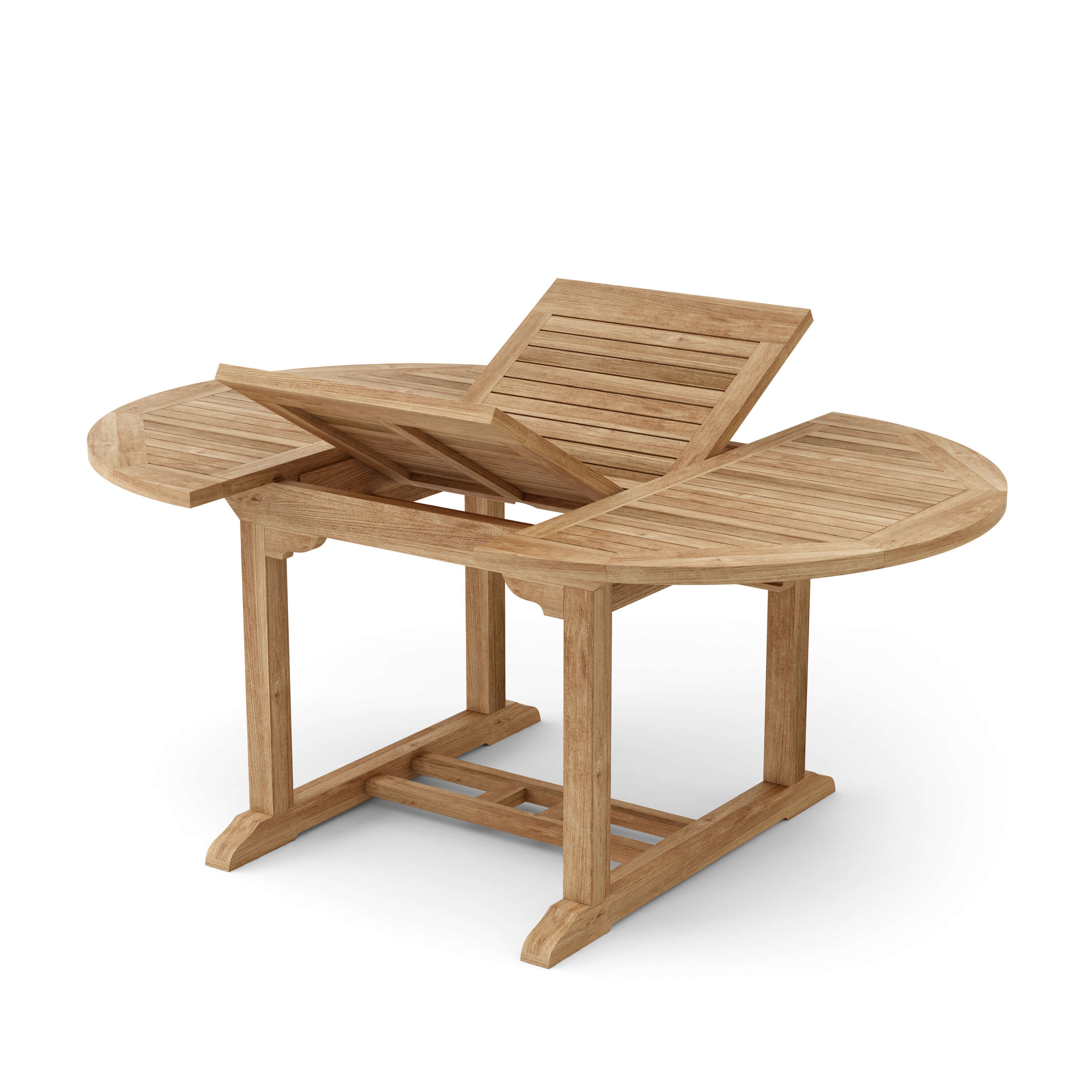 Teak Extendable Outdoor Dining Table (Img 2)