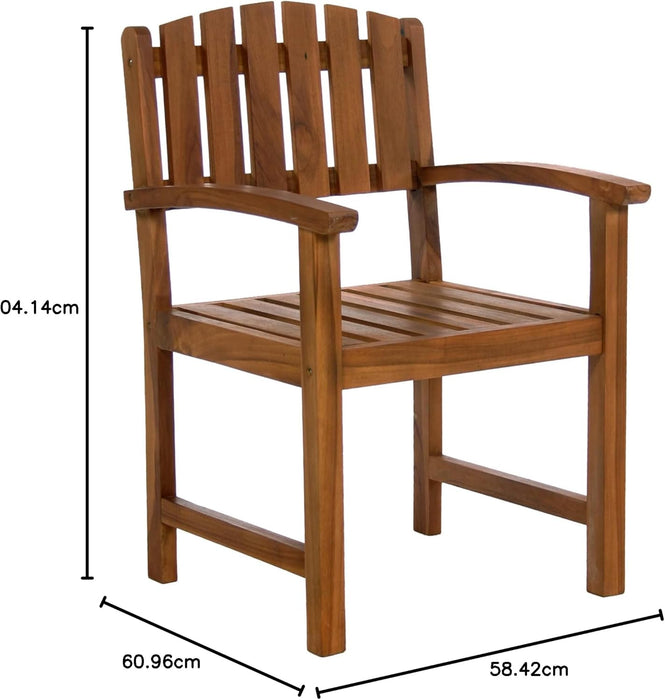 Teak Dining Arm Chair - by All Things Cedar
