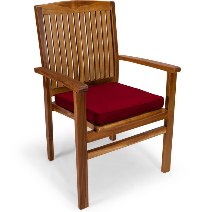 Teak Garden Furniture Dining Set (Table + 4 Chairs) - by All Things Cedar
