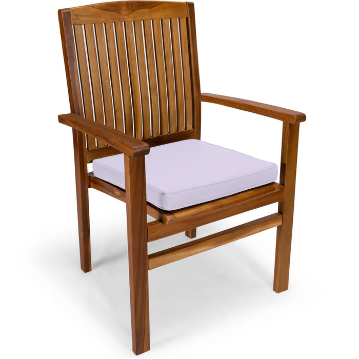 Teak Garden Furniture Dining Set (Table + 4 Chairs) - by All Things Cedar