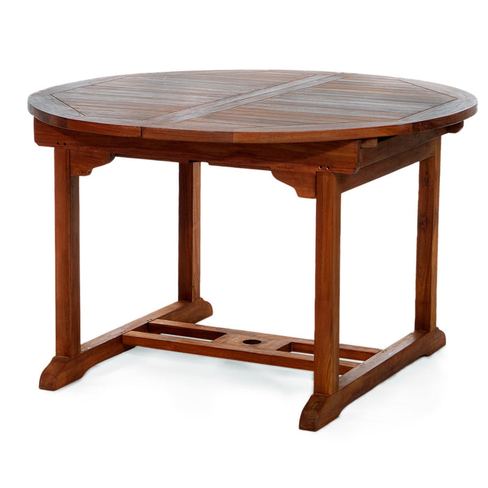 Modern Teak Dining Table (72" Oval) - by All Things Cedar