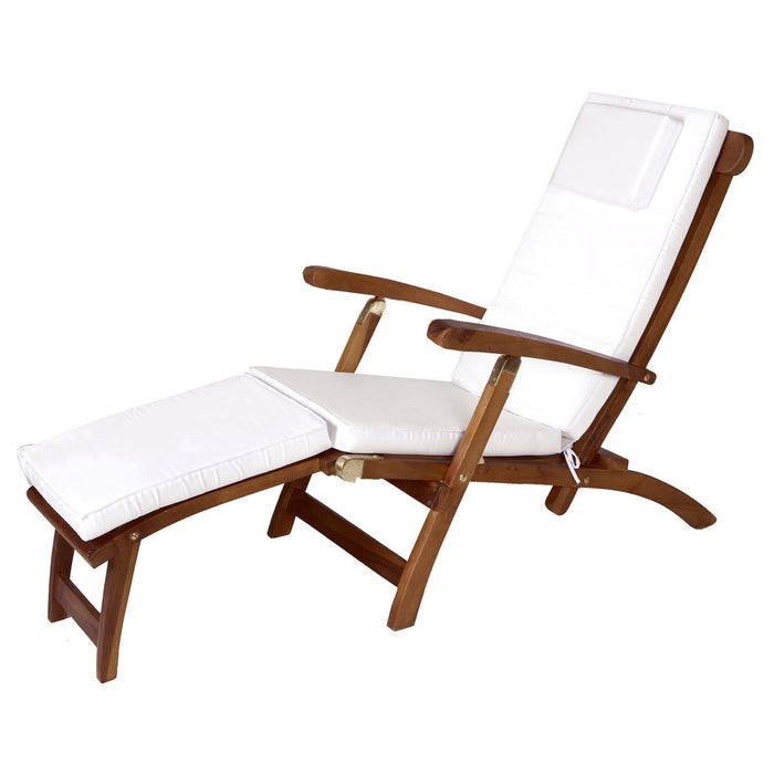 Teak Steamer Sun Lounger - by All Things Cedar