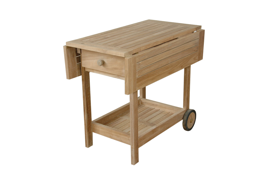 Outdoor Teak Cart (Img 3)