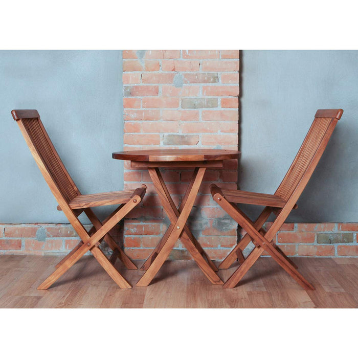 Affordable Teak Outdoor Furniture Set (Table + 2 Chairs) - by All Things Cedar