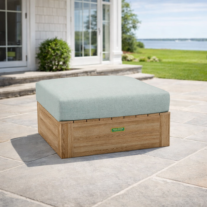 Teak Lounge Seating Ottoman - Copacabana