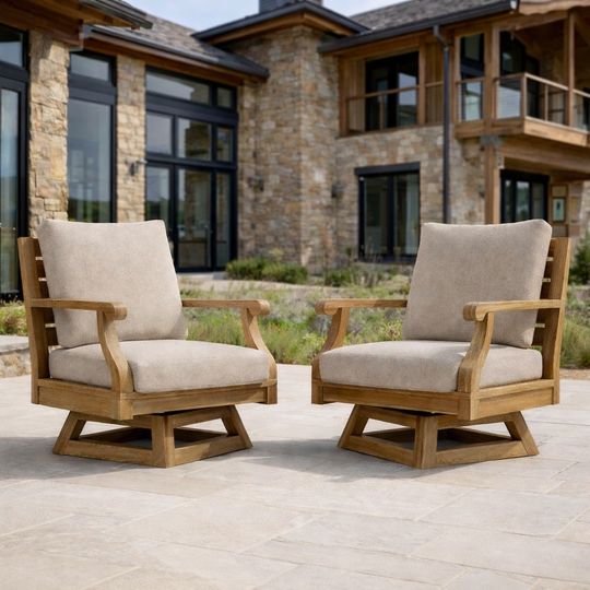 Teak Swivel Lounge Chair - Riviera (Swivel)