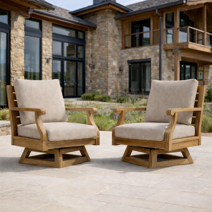 Teak Swivel Lounge Chair - Riviera (Swivel)