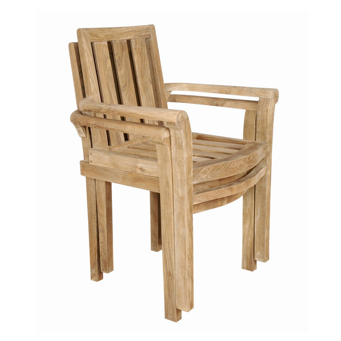 Teak Stacking Chairs (Set of 4) - Classic