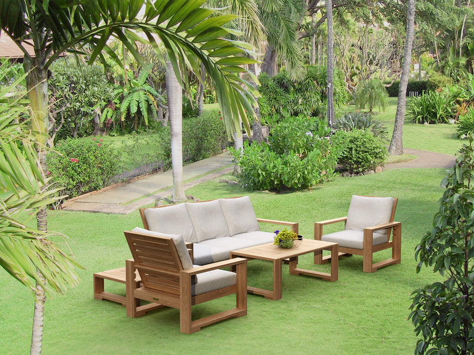 Teak Wood Outdoor Furniture Set - Capistrano 5-Piece Set