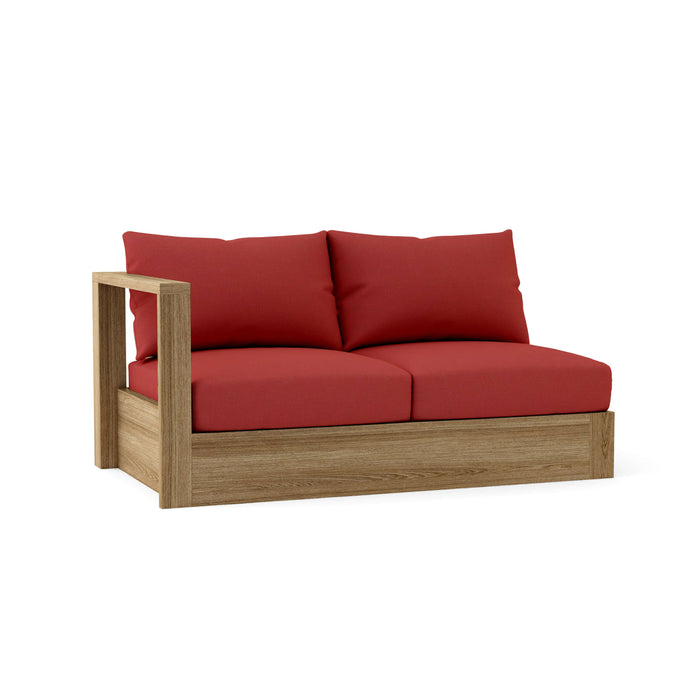 Right End Copacabana Teak Sectional Piece