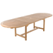 Adjustable Teak Dining Table With 2 Butterfly Leaves (79 - 118" Oval) - Haven - Teak HQ™