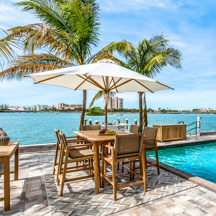 7-Piece Teak Outdoor Dining Set - Admiral