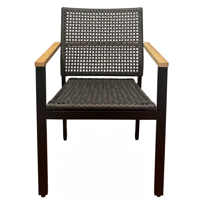 Aluminum and Teak Chair - Naples - Teak HQ™