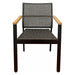 Aluminum and Teak Chair - Naples - Teak HQ™
