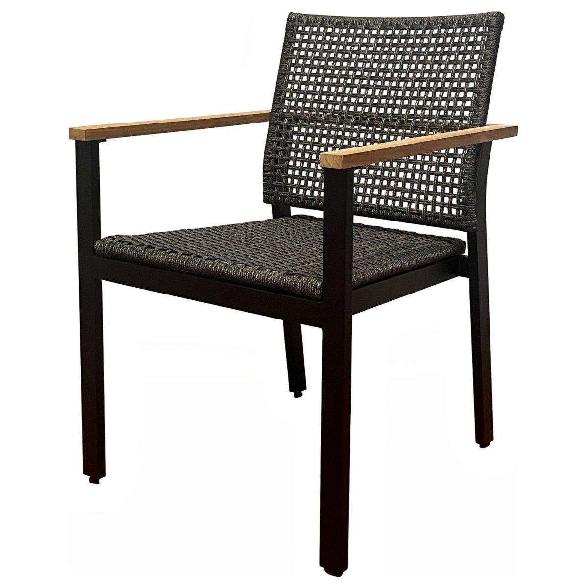 Aluminum and Teak Chair - Naples - Teak HQ™