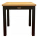 Aluminum and Teak Side Table (Square) - Naples - Teak HQ™