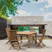 Anderson Teak Dining Set - Windsor (Table) & Classic (4 Chairs) - Teak HQ™