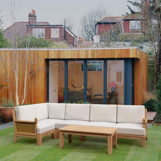 Anderson Teak Furniture - Luxe 6 - Piece Sectional Set - Teak HQ™