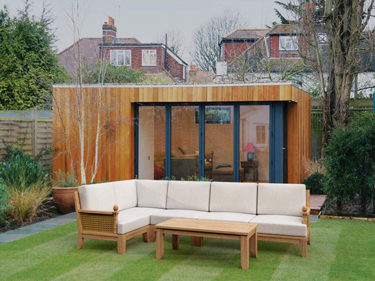 Anderson Teak Furniture - Luxe 6 - Piece Sectional Set - Teak HQ™