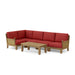 Anderson Teak Furniture - Luxe 6 - Piece Sectional Set - Teak HQ™