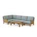 Anderson Teak Furniture - Luxe 6 - Piece Sectional Set - Teak HQ™