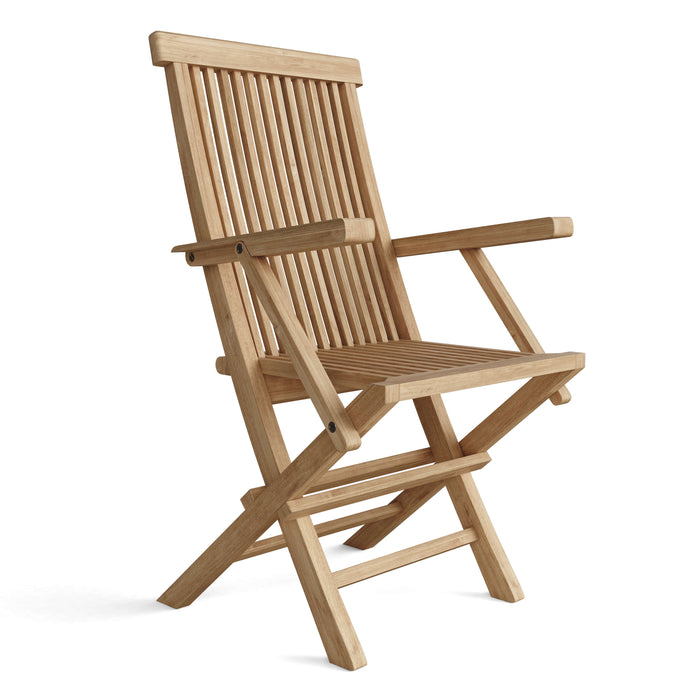 Teak Patio Dining Table and Chairs - Valencia (Table) & Classic (10 Chairs)