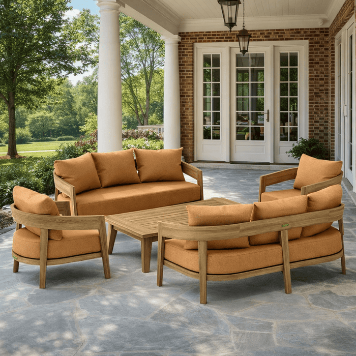 Best Teak Outdoor Furniture Set - Toscana 5 - Piece Package - Teak HQ™