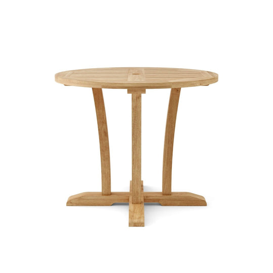 Bistro Teak Table (35" Round) - Descanso - Teak HQ™