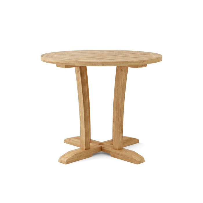 Bistro Teak Table (35" Round) - Descanso - Teak HQ™