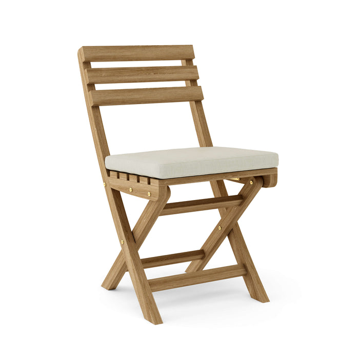 Teak Folding Patio Chairs (Set of 2) - Alabama