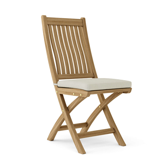 Teak Folding Deck Chairs (Set of 2) - Tropico