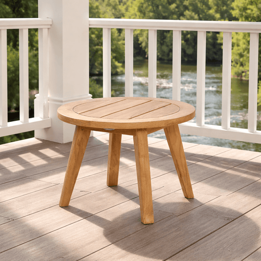 Circular Teak Side Table - Admiral - Teak HQ™