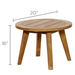 Circular Teak Side Table - Admiral - Teak HQ™