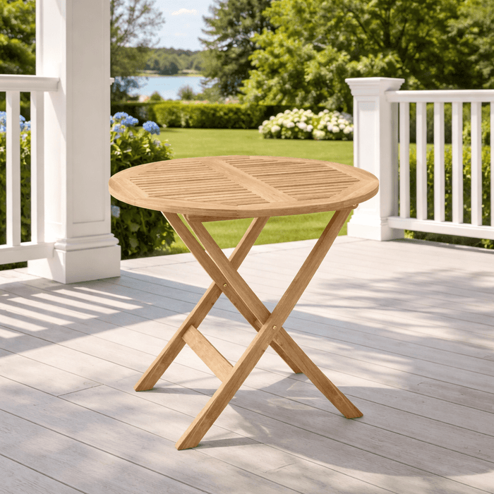 Circular Teak Table (32" Diameter) - Chester - Teak HQ™