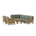 Classic Teak Furniture - Luxe 8 - Piece Modular Set - Teak HQ™