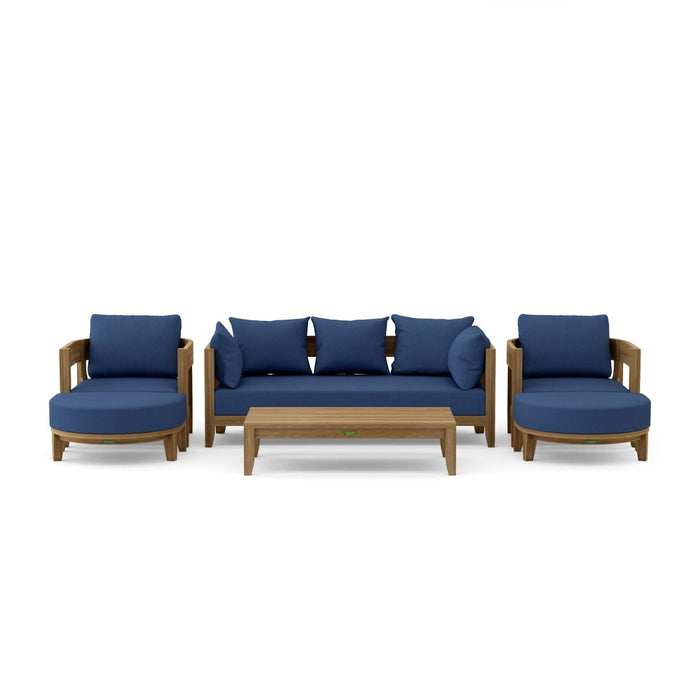 Contemporary Teak Garden Furniture - Coronado 6 - Piece Set - Teak HQ™