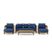 Contemporary Teak Garden Furniture - Coronado 6 - Piece Set - Teak HQ™