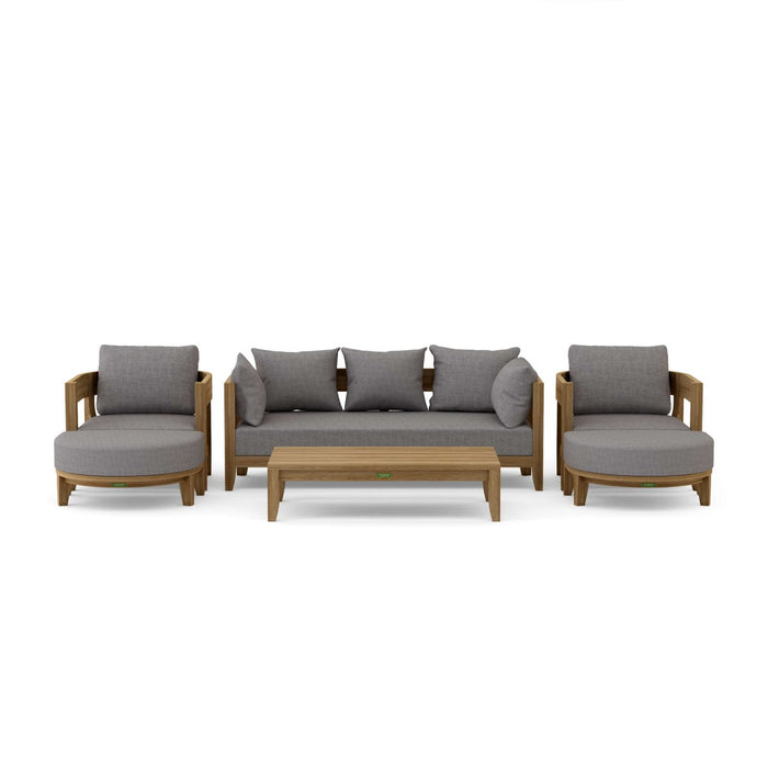 Contemporary Teak Garden Furniture - Coronado 6 - Piece Set - Teak HQ™