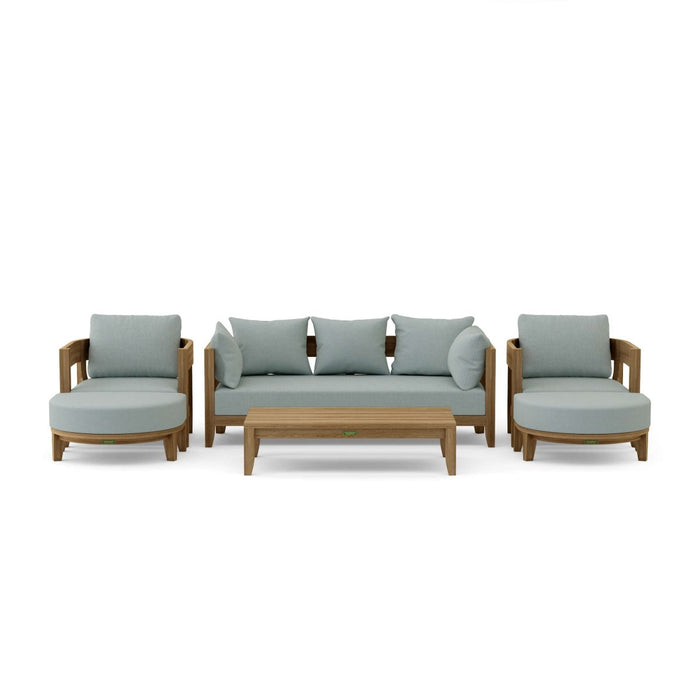 Contemporary Teak Garden Furniture - Coronado 6 - Piece Set - Teak HQ™