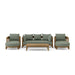 Contemporary Teak Garden Furniture - Coronado 6 - Piece Set - Teak HQ™